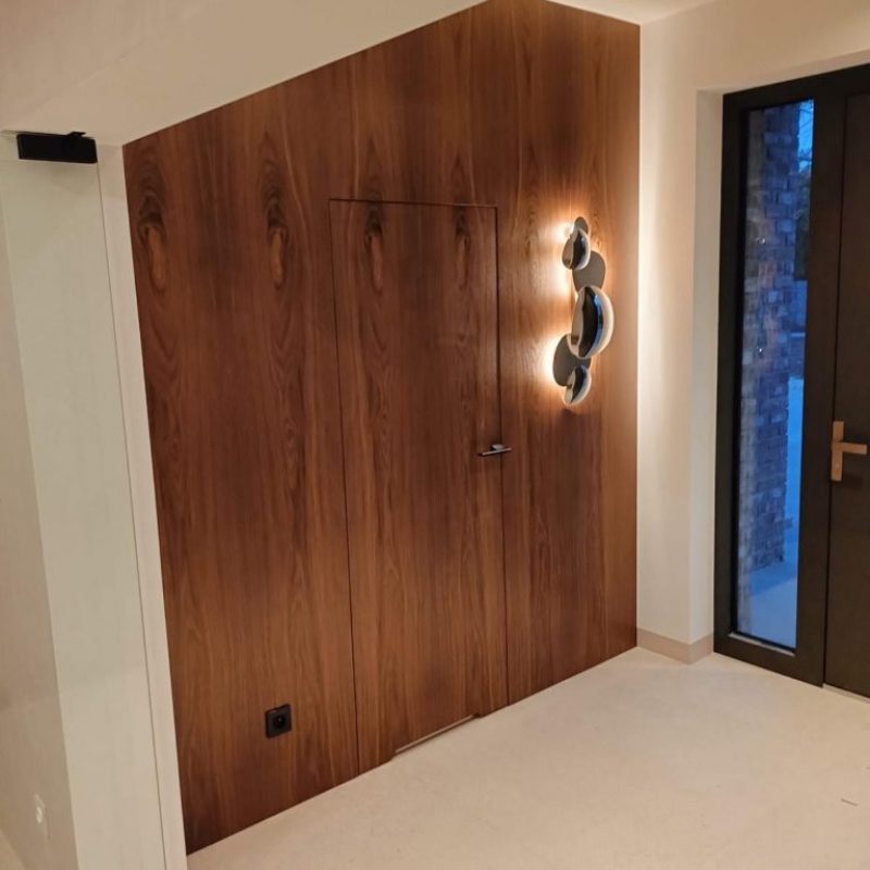 engineered veneer door